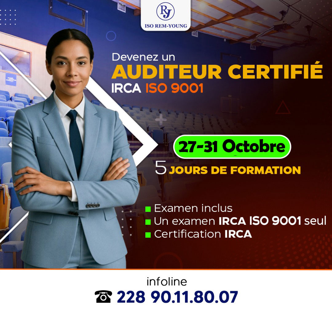 Formation Auditeur ISO 9001 - REM-YOUNG